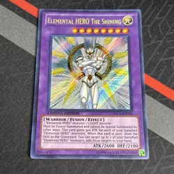 Yugioh! Elemental HERO The Shining PRC1-ENV01 Secret Rare - Image 2