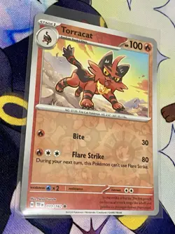 Incineroar EX 34/162 Double Rare, Torracat & Litten Temporal Forces Pokemon Card - Image 4