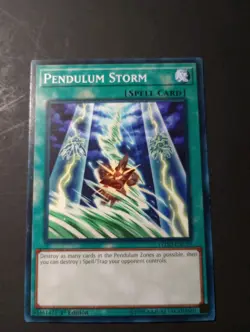 YUGIOH 1996 PENDULUM STORM SPELL CARD LEDD-ENC19 - Image 3