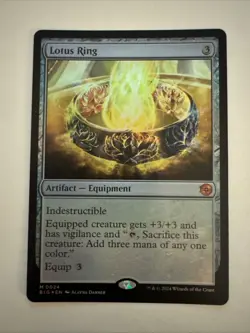 Lotus Ring Foil #024 Outlaws of Thunder Junction: The Big Score MTG - Image 1