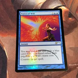 Force Of Will X1 Mtg Judge Promo Nm Foil - Image 1
