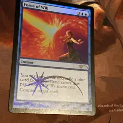 Force Of Will X1 Mtg Judge Promo Nm Foil - Image 2