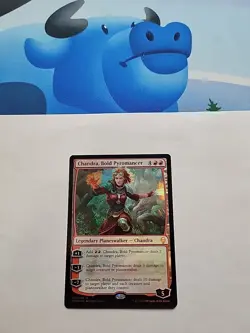 MTG - Chandra, Bold Pyromancer Dominaria Foil Mythic #275 - Image 2