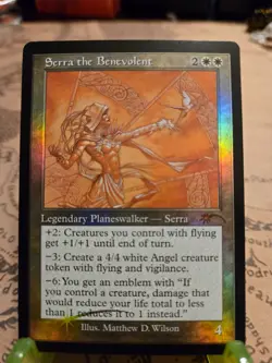 MTG Serra the Benevolent Retro Frame Secret Lair Drop Foil NM - Image 1