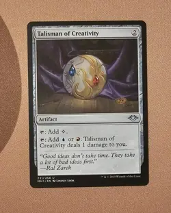 MTG Talisman of Creativity x1 NM from Modern Horizons 2 - Image 1