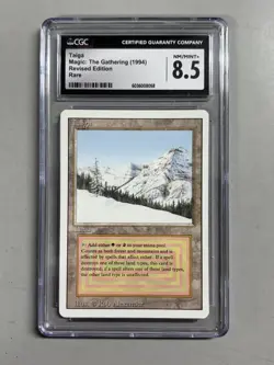 Magic: The Gathering MTG Revised Edition Taiga - CGC 8.5 NM/MINT - Image 1