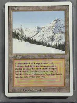 Magic: The Gathering MTG Revised Edition Taiga - CGC 8.5 NM/MINT - Image 2