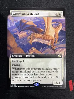 MTG - Guardian Scalelord (Extended Art) Commander: March of the Machine - Image 1