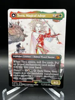 Terra, Magical Adept (Borderless, Non-foil Regular) Final Fantasy MTG Mythic - Image 1