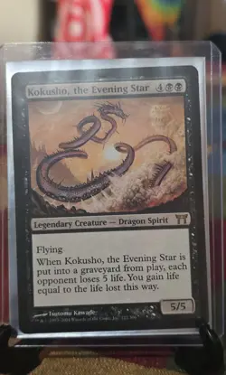 MTG Kokusho, the Evening Star - Champions of Kamigawa - 122/306 - LP - Image 1