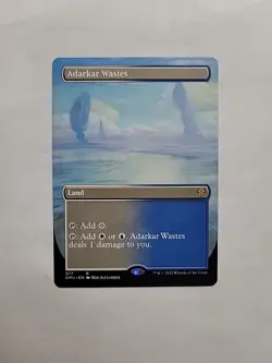 MTG - Adarkar Wastes (Borderless) Dominaria United Regular Rare #377 - Image 1