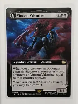 MTG Final Fantasy Vincent Valentine (Extended Art) Non-foil R 454 - Image 1