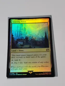 1x MTG - Starting Town - Universes Beyond: Final Fantasy Foil Rare Land - Image 3