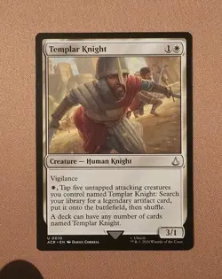 MTG Templar Knight x1 NM from Universes Beyond: Assassin's Creed - Image 1