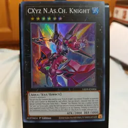 CXyz N.As.Ch. Knight - Legendary Duelists: Duels From the Deep (LED9) Yugioh - Image 3