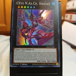 CXyz N.As.Ch. Knight - Legendary Duelists: Duels From the Deep (LED9) Yugioh - Image 5