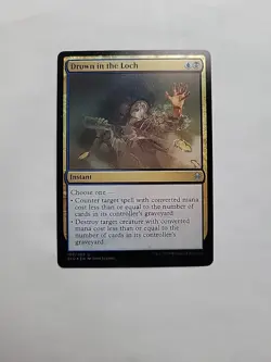 MTG - Drown in the Loch _ Throne of Eldraine Foil U#188 - Image 1