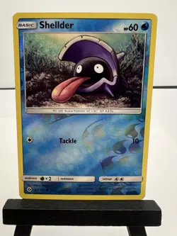 Pokemon - Shellder - 33/149 - Reverse Holo - Sun & Moon - NM/M - Image 1