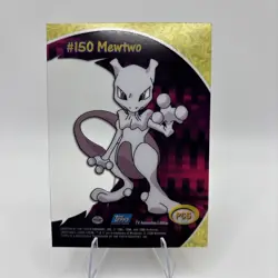 Mewtwo Topps Chrome Pokemon TV Animation Edition Clear Chase Cards #PC5 2000 r7d - Image 2