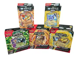 Lot of 3 Pokemon TCG ex Deluxe Battle Decks & 2 Pokemon TCG Ex Battle Decks - Image 1