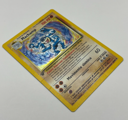 Italian Machamp 8/102 1st Edition Holo Foil Base Set Pokemon TCG LP/MP - Image 2