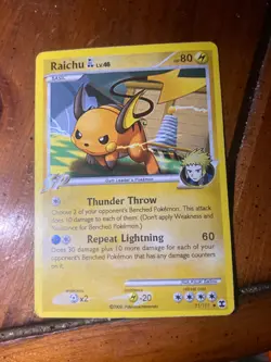 Raichu GL Lv. 46 31/111 Rising Rivals Reverse Holo Pokemon Trading Card 2009 - Image 1
