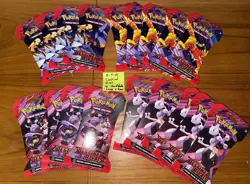 Pokemon Destined Rivals Sleeved Booster Pack - Lot Of 18 - New & Sealed - Image 1
