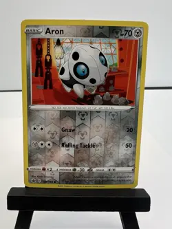 Pokemon - Aron - 109/198 - Reverse Holo - Chilling Reign - NM/M - Image 1
