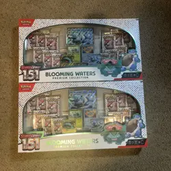 (2 PACK) Pokemon 151 Blooming Waters Premium Collection - Image 1