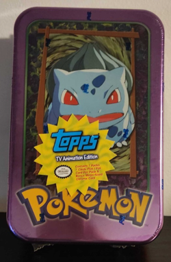 Pokemon Topps 1999 TV Animated Edition Bulbasaur Tin - Factory SEALED - Image 1