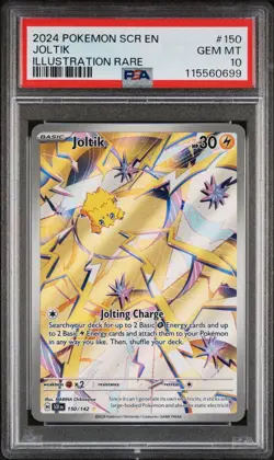 2024 Pokemon Scarlet & Violet Stellar Crown Joltik IR 150/142 #150 PSA 10 - Image 1