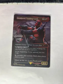 Deadpool, Trading Card (Rainbow Foil) Secret Lair Drop Foil - Image 1
