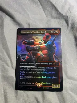 Deadpool, Trading Card (Rainbow Foil) Secret Lair Drop Foil - Image 1