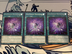 Yugioh Gem-Knight Dispersion x3 Secret Rare BLMM-EN023 Near Mint - Image 1