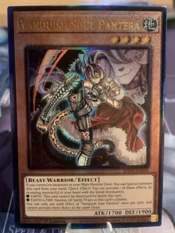 Yugioh Vanquish Soul Pantera RA04-EN044 Platinum Collector's Rare NM Presale - Image 1