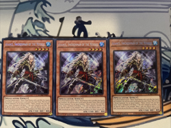 Yugioh Avance, Swordsman of the Nekroz x3 Secret Rare BLMM-EN024 Near Mint - Image 1