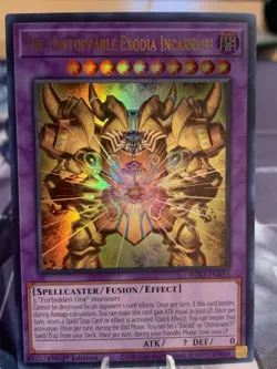 Yugioh INFO-EN033 The Unstoppable Exodia Incarnate - Ultra Rare 1st Edition - Image 1