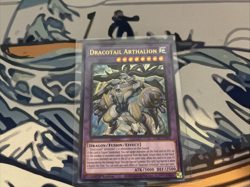 Yugioh Dracotail Arthalion Ultra Rare JUSH-EN006 Near Mint - Image 1