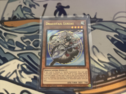 Yugioh Dracotail Lukias Ultra Rare JUSH-EN001 Near Mint - Image 1