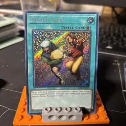 Yugioh Magic Ruler Snatch Steal MRL-036 1st Edition (LP+) Ultra Rare TCG 2002 - Image 1