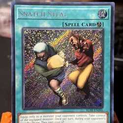 Yugioh Magic Ruler Snatch Steal MRL-036 1st Edition (LP+) Ultra Rare TCG 2002 - Image 2