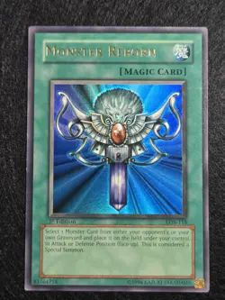 Yugioh - Monster Reborn LOB-118 - Ultra Rare 1st Ed - LP - Image 1
