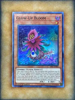 Yugioh Glow-Up Bloom SR07-EN003 Super Rare 1st Ed NM - Image 1
