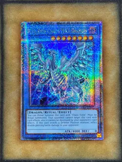 Yugioh Blue-Eyes Chaos MAX Dragon RA04-EN051 Quarter Century Secret Alt Art NM - Image 1