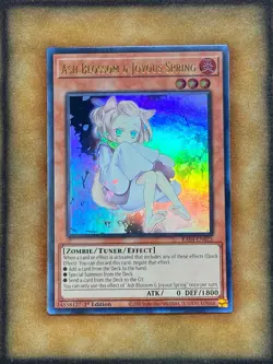 Yugioh Ash Blossom & Joyous Spring RA04-EN025 Ultra Rare 1st Ed Alt Art NM - Image 1