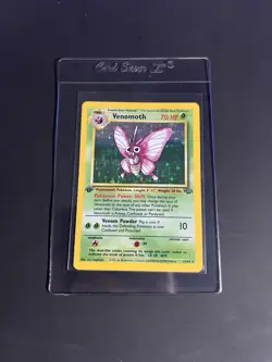 Venomoth 13/64 Jungle Set Holo Rare Card First Edition WOTC Pokemon TCG - Image 1