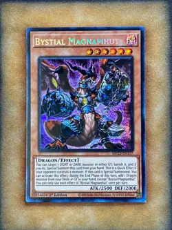 Yugioh Bystial Magnamhut MP23-EN157 Secret Rare 1st Ed NM - Image 1