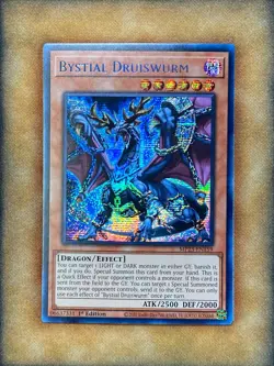 Yugioh Bystial Druiswurm MP23-EN159 Secret Rare 1st Ed NM - Image 1
