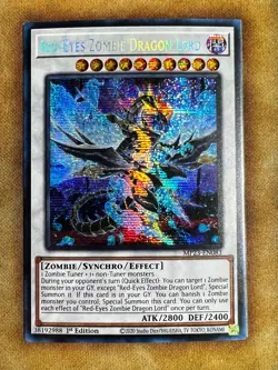 Yugioh Red-Eyes Zombie Dragon Lord MP23-EN083 Secret Rare 1st Ed NM - Image 1