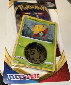 💫 Pokemon TCG Sword And Shield Card Pack Collectors Coin - Gossifleur - Image 2